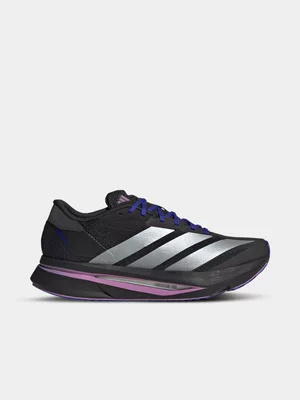 adidas Womens Adizero SL2 Black/Purple Running Shoes 