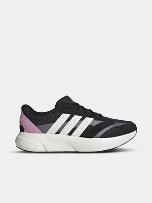 adidas Womens Lightshift 2.0 Black/White/Pink Sneakers