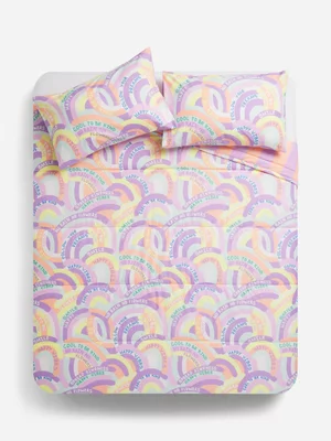 Jet Home Pastel Candy Stripe 75gsm Comforter