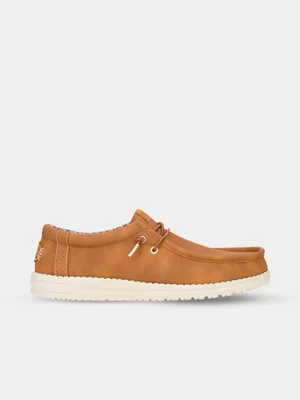Men's HEYDUDE Tan Wally Classic