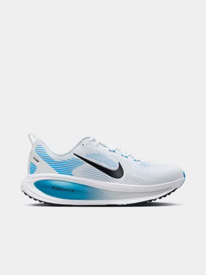 Nike Mens Vomero 18 White/Blue Running Shoes