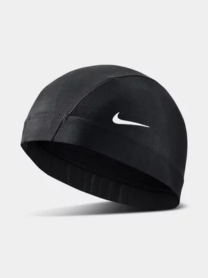 Nike Comfort Polyester Black Swim Cap
