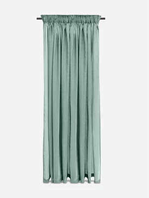 Volpes Mystical Voile Sage Taped Unlined Curtain