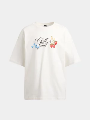 Jet Teen Girls Oversized Fruit Graphic T-shirt