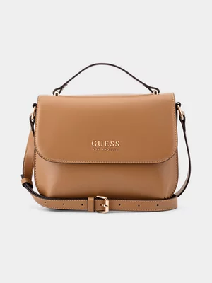 Women's Guess Tan Spring Hill Crossbody Handbag