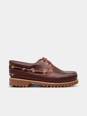 Men's Timberland Brown Authentic Boat Shoes