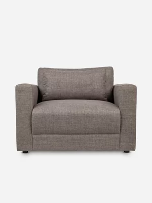 Harlow 1 Seater Couch Ground Grey