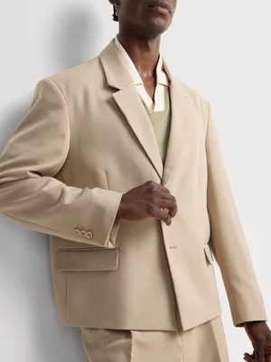 Markham Men's Relaxed Fit Crop Camel Jacket