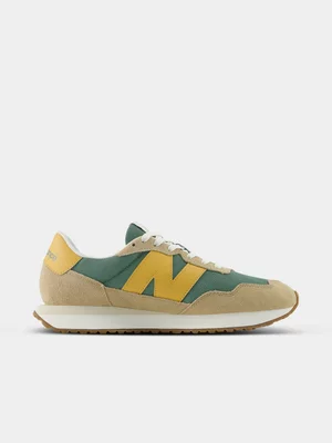 New Balance Mens 237 Green/Yellow Sneakers