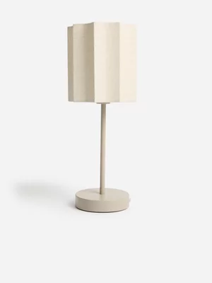 Jet Home Grey 3C Pillar Shade Lamp 15x15x6.4cm