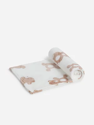 Jet Baby Stone Happy Bears Fleece Blanket