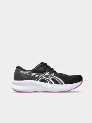 ASICS Womens Patriot 14 Black/White Running Shoes