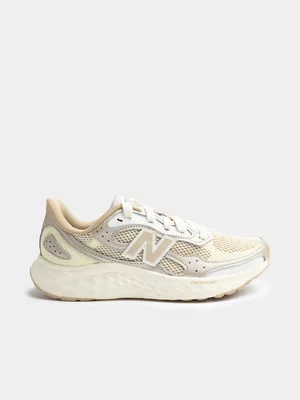 Women's New Balance Arishi White/Tan Sneaker