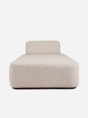 Cara Chaise Modular Unit Staunch Canvas Natural
