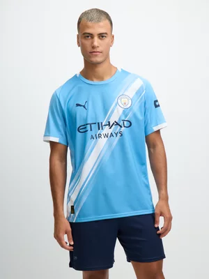 Puma Mens Manchester City Home 25/26 Blue Stadium Jersey