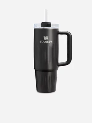The Stanley Quencher H2.0 FlowState Fluted Black Tumbler 0.89L