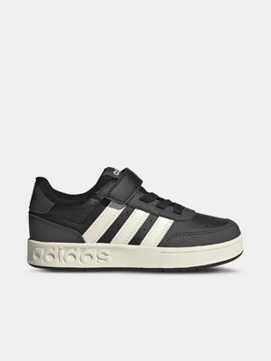 adidas Junior Pre-School Breakbase Black/White Sneakers 