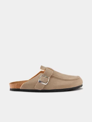 Women's Cotton On Beige Rex Loafer Mule Flat Shoes