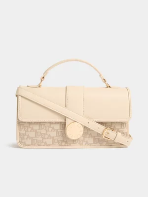Luella Jacquard Crossbody Bag