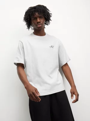 Redbat Men's Grey Graphic T-Shirt