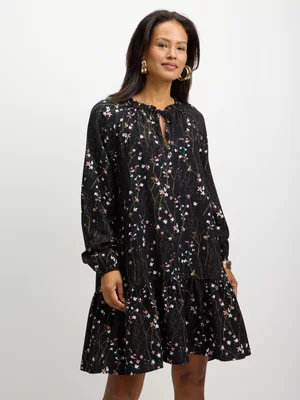 Jet Women's Floral Flare Drop Waist Dress