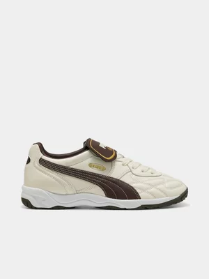 Puma Women's King Indoor Cream/Brown Sneaker