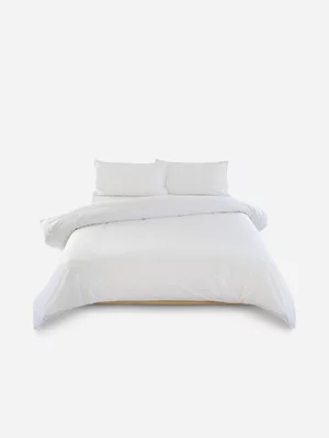 Volpes Supima Cotton Geometric Nude 450tc Oxford Duvet Cover Set