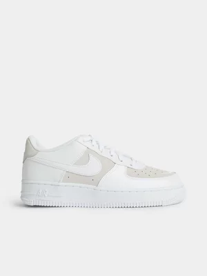 Nike Junior Air Force 1 White/Vast Grey Sneaker