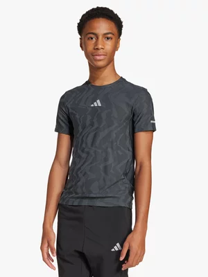 adidas Boys All Run Champ Grey/Black Tee
