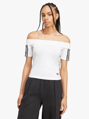 adidas Originals Women's Adicolor Bandeau White T-Shirt