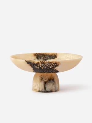 Footed Resin Bowl 13 x 28cm