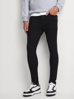 Relay Jeans Men's Super Skinny Sustainable Black Denim