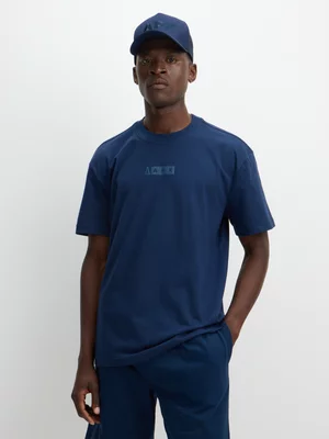 Mens APX Relaxed Navy Tee
