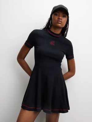 Redbat Athletics Women's Black Mini Dress