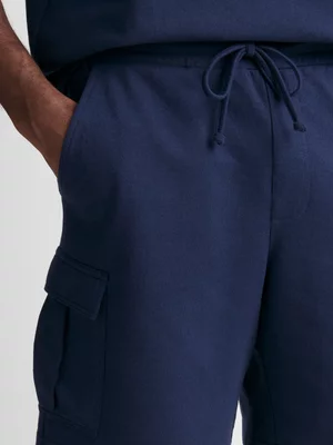 Exact Men's Navy Utility Knit Shorts