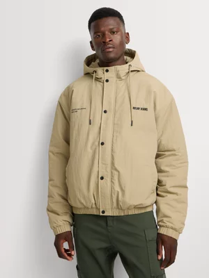 Relay Jeans Men's Padded Stone Windbreaker Jacket