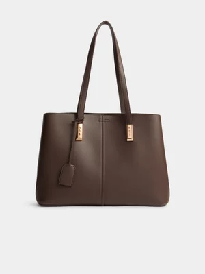 Jet Women’s Chocolate Panel Zip Workbag