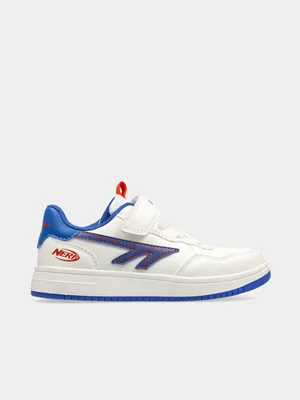 Hi-Tec Junior Pre-School Nerf White/Blue/Orange Sneakers 