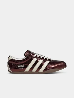 adidas Originals Women's Tokyo Off-White/Maroon Sneaker