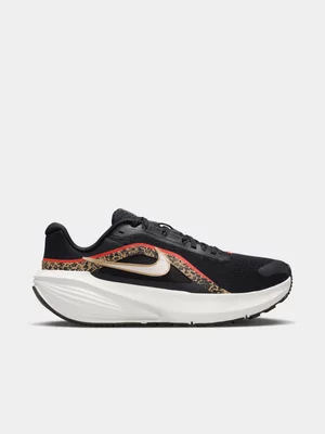 Nike Womens Downshifter 14 Black/Animal Print Running Shoes 