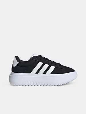 Women's adidas Grand Court Platform Black Sneaker