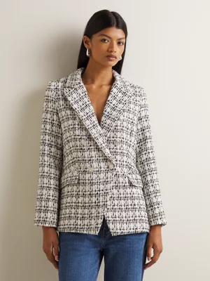 Women's Iconography Boucle Double Breasted Blazer