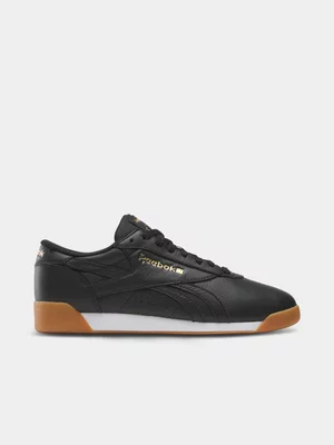 Reebok Women's F/S Low Black/Gold Metallic Sneaker