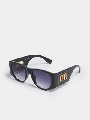 Temple Angular Sunglasses