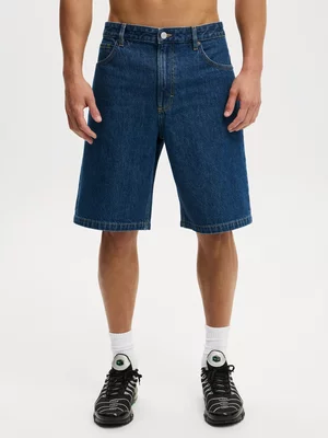 Men's Cotton On Blue Baggy Denim Shorts