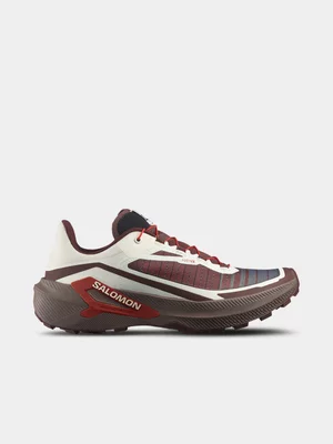 Salomon Mens Genesis 2 Vanilla Ice/Lava Falls Trail Running Shoes 