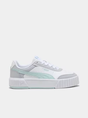 Women's Puma Carina Mia White/Blue Sneaker