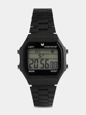 Markham Men's Casual Digital Black Watch