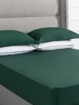 Guest House The Cool Crisp Fitted Sheet 200tc Emerald