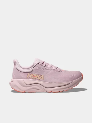 Hoka Womens Arahi 8 Lilac Cream/Neon Cantaloupe 